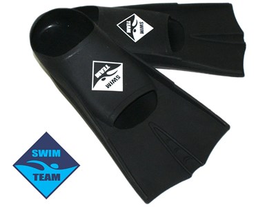 Ласты для бассейна размер 30-32 SWIM TEAM :TE-2737-1  (чёрный) - фото 1060284180