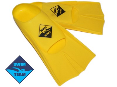Ласты для бассейна размер 39-41 SWIM TEAM :TE-2737-1  (жёлтый) - фото 1060284210