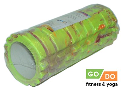 Валик для фитнеса GO DO :YJ-5008-1  (Зелёный) - фото 1060288877