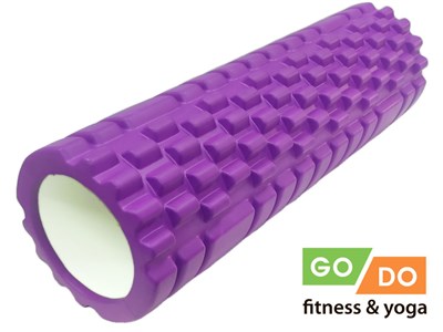 Валик ролл для фитнеса GO DO JD2-45purple+ - фото 1060290468