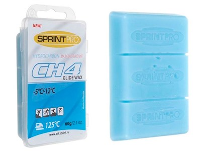 Мазь скольжения в парафин SPRINT PRO серия CH 60гр  CH4 -5 -12C  blue - фото 1060290706