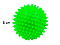 Мяч массажный надувной. Диаметр 8 см. Вес 40 г.  (зелёный)