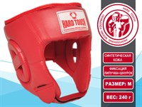 Шлем боксёрский открытый red M