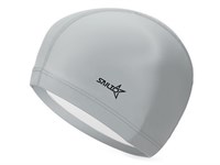 Шапочка для плавания комбинированная SAILTO :PU-N7  (Серебро)