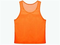 Манишка сетчатая оранжевая  р.XL