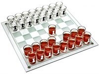 Подарочный набор «Пьяные шахматы» рюмки :086 М: