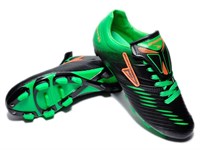 Футбольные бутсы с овальными шипами SPRINTER BLACK/GREEN :AX3561-44