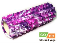 Валик ролл для фитнеса GO DO YY4-33-KM-purple