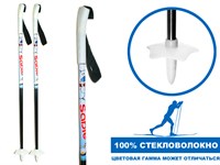 Палки лыжные стеклопластиковые TREK Universal  ЦСТ 70см  blue