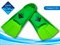 Ласты для бассейна размер 27-29 SWIM TEAM :ТЕ-2737-3  (салатовый) - фото 1060284084