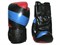Перчатки боксёрские 14 oz: ZTTY-3G-14-Ч Цвет - чёрный с синими и красными вставками. - фото 1060289491